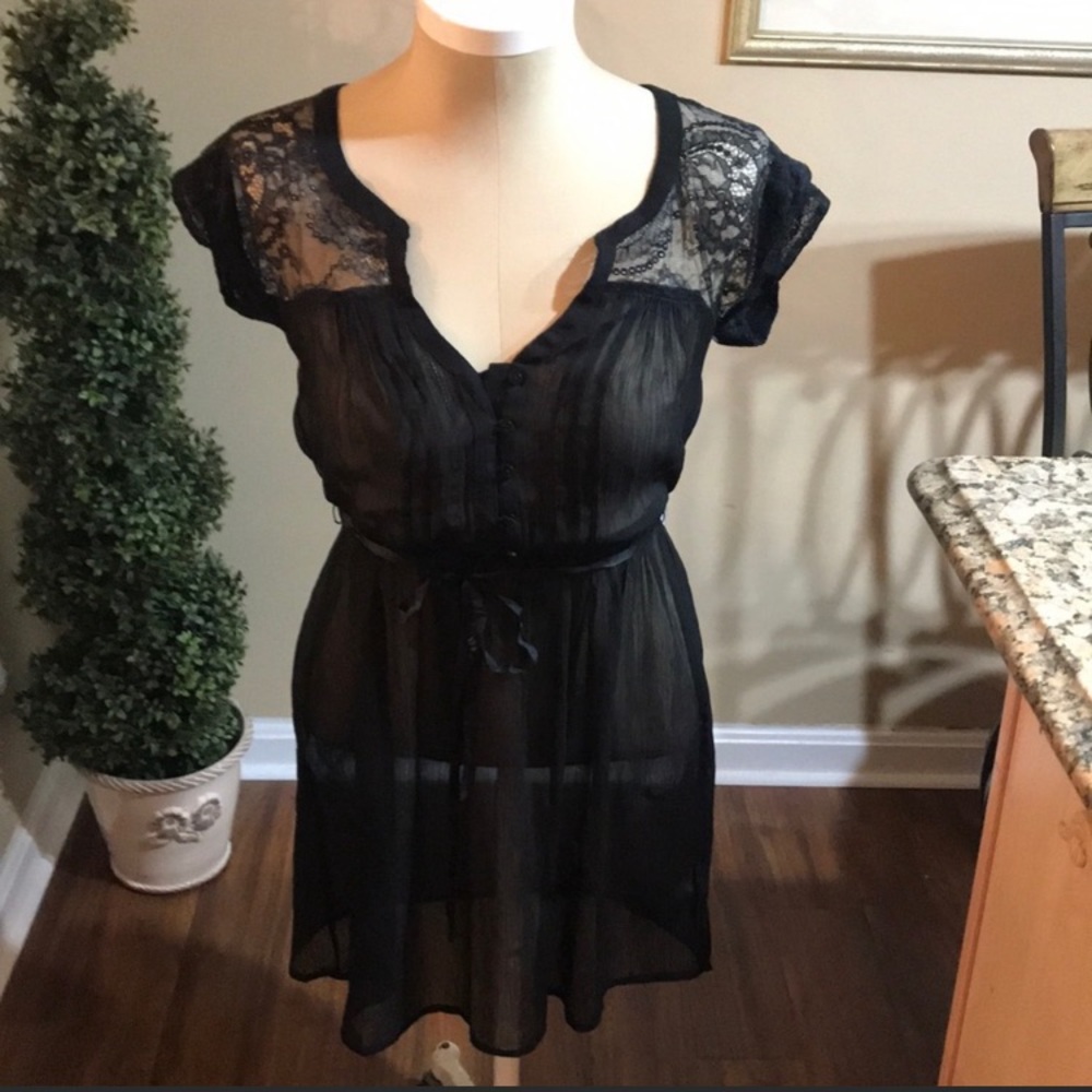Black lace dress from American Eagle